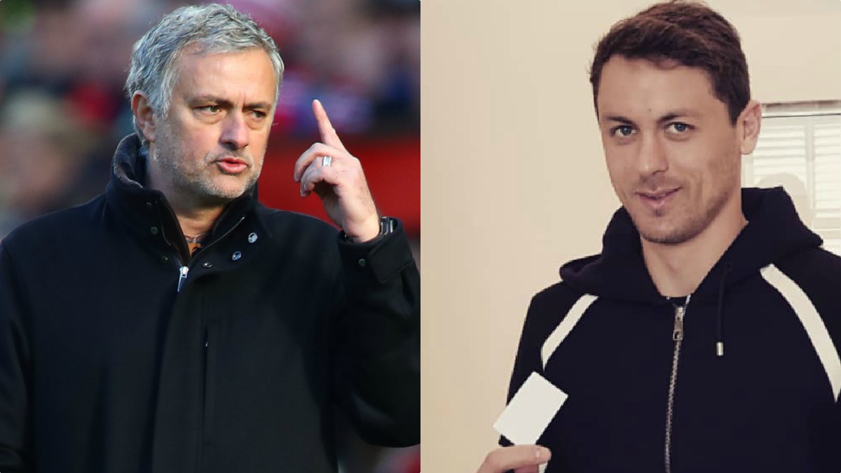 José Mourinho y Nemanja Matic.
