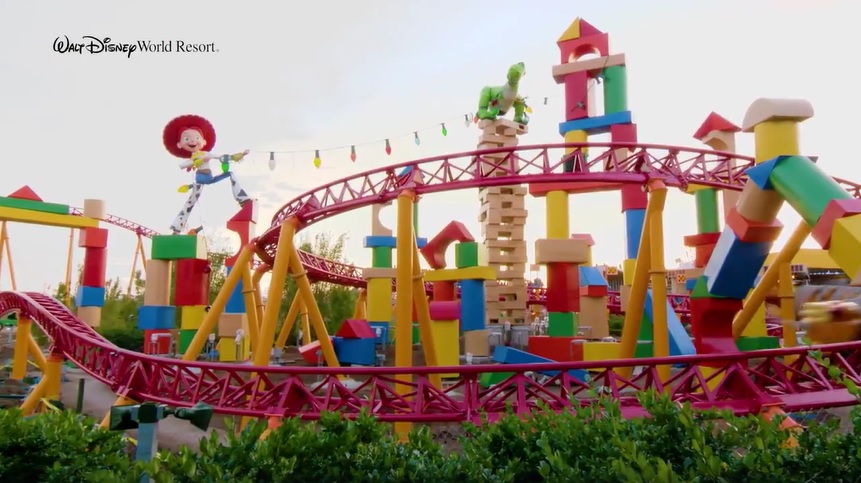 Parte de las instalaciones de Toy Story Land