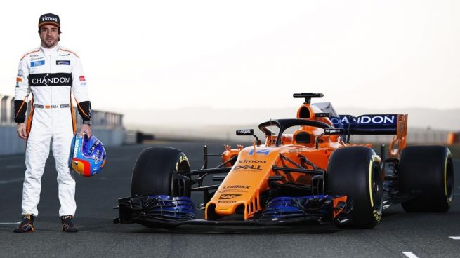 Fernando Alonso con el McLaren MCL33