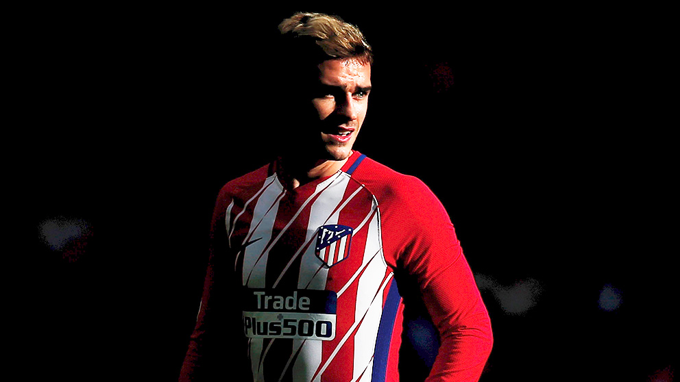 Antoine Griezmann, durante un encuentro con el Atlético de Madrid.