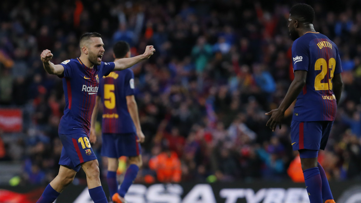 El Barcelona venció al Atlético y ya está ocho puntos por encima. (AFP)