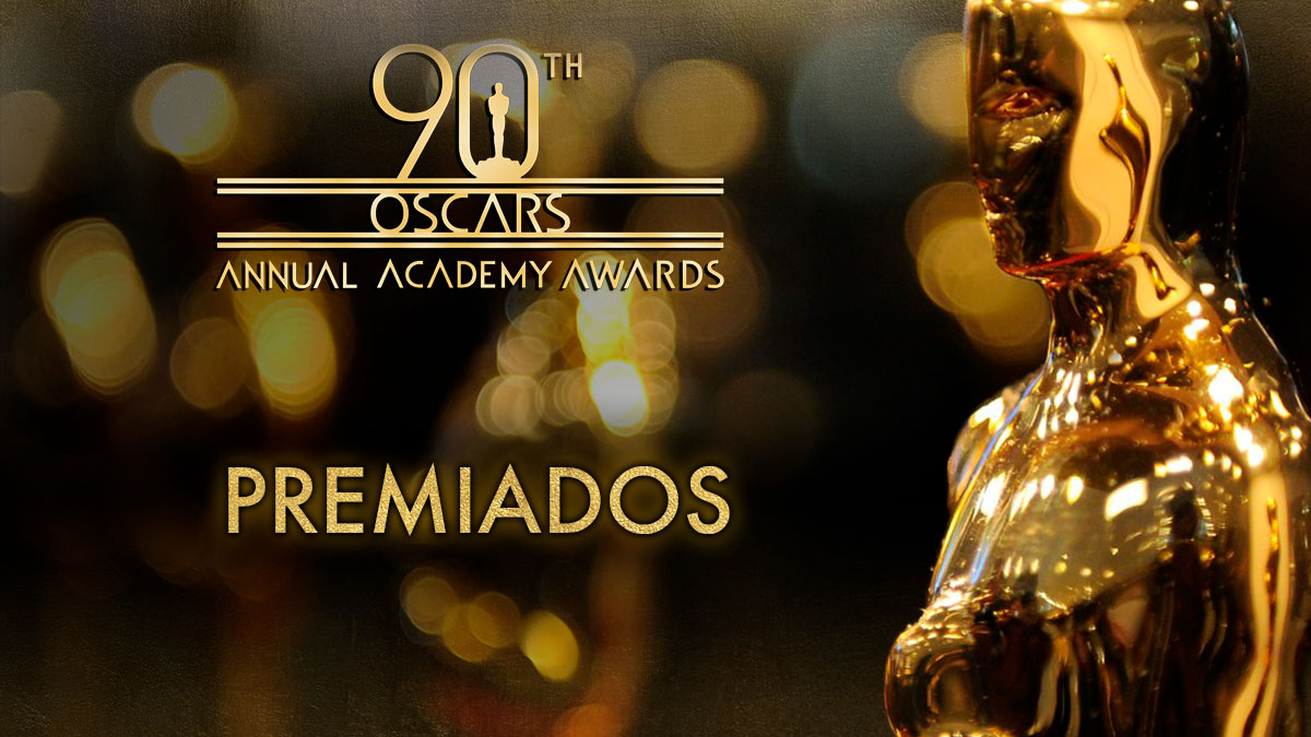 Ganadores de los Premios Oscar 2018.