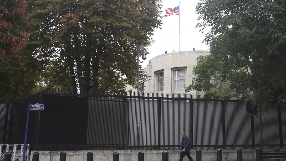 Embajada de EEUU en Ankara. (Foto: AFP)