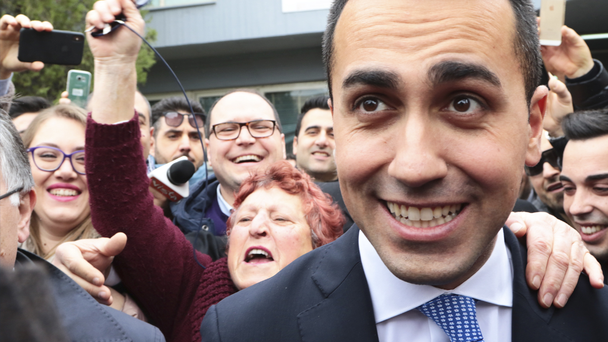 Luigi di Maio, candidato del M5S en las elecciones italianas. (Foto: AFP)