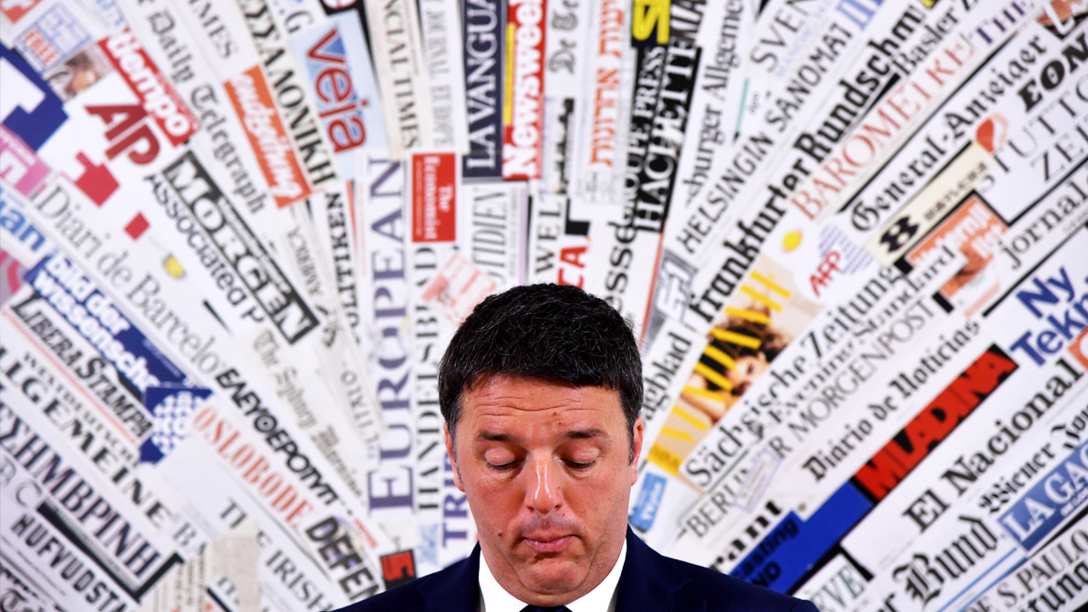 Matteo Renzi, ex primer ministro de Italia. (Foto: AFP)