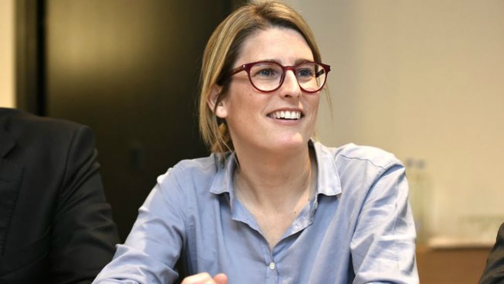 La portavoz del Govern de la Generalitat de Cataluña, Elsa Artadi. (AFP)