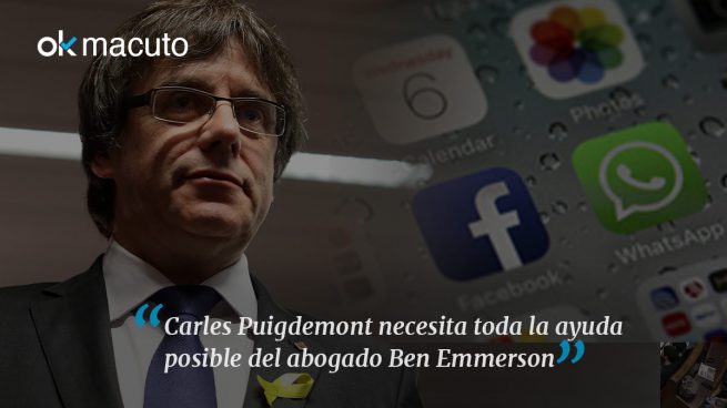 Puigdemont y su abogado: relación distante en redes sociales