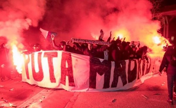 Dos ultras del PSG detenidos por los altercados frente al hotel del Real Madrid