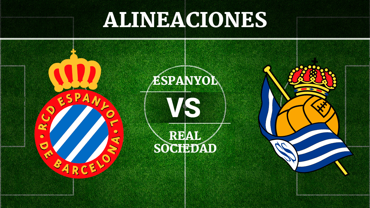 Consulta las posibles alineaciones del Espanyol vs Real Sociedad