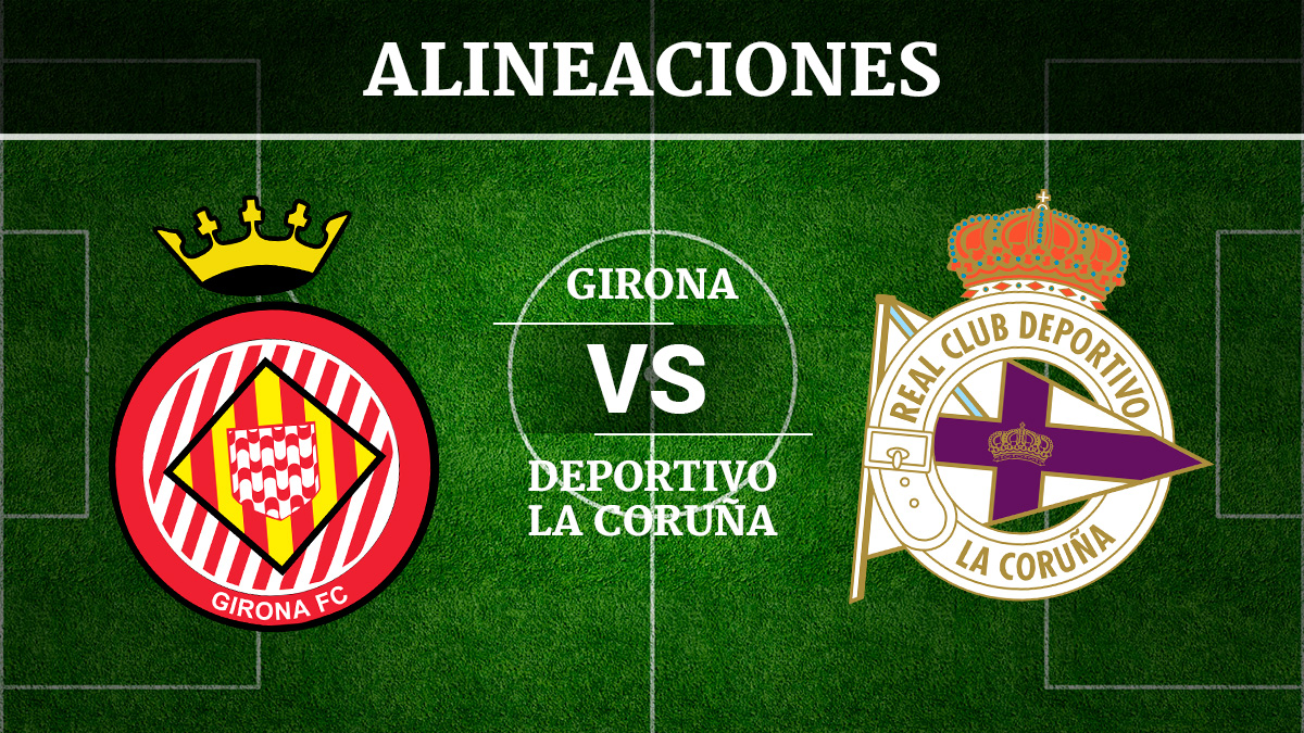 Consulta las posibles alineaciones del Girona vs Deportivo de la Coruña