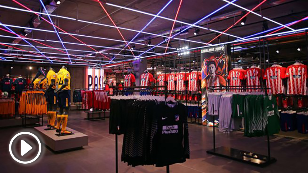 Tienda oficial del Atlético en el Wanda Metropolitano. (atleticodemadrid.com)