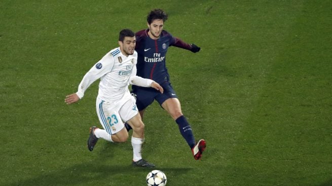 Kovacic, en una acción con Rabiot (AFP).