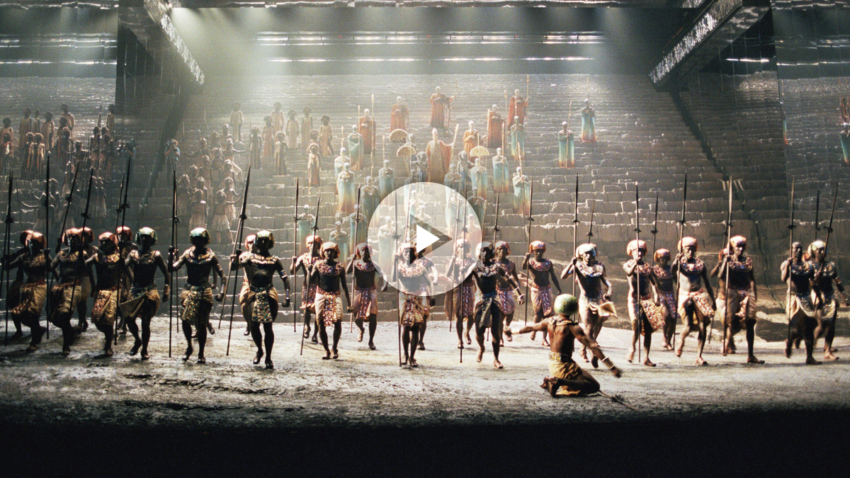 ‘Aida’ de Giuseppe Verdi en el Teatro Real. (Foto: EFE)