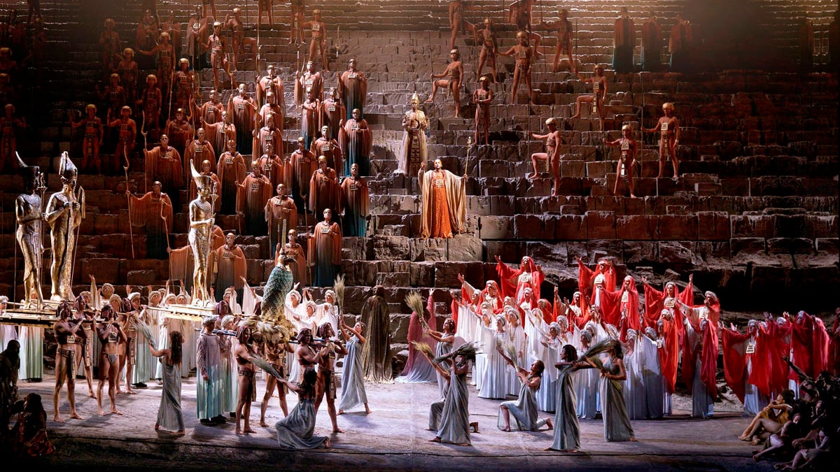 ‘Aida’ de Giuseppe Verdi en el Teatro Real. (Foto: EFE)