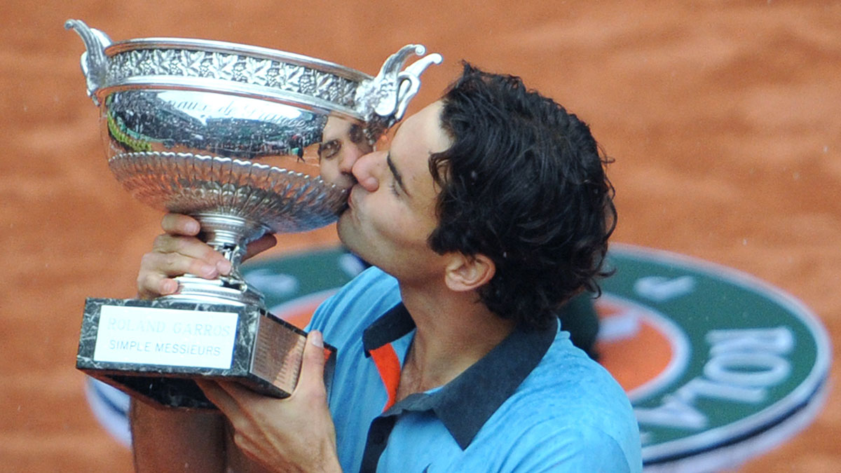 Federer-consiguió-Roland-Garros-en-2009,-es-el-único-Grand-Slam-que-sólo-ha-ganado-una-vez-(AFP)