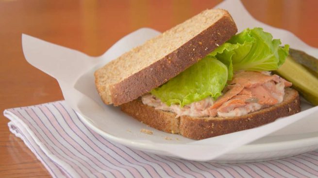Sándwich de salmón fácil de preparar