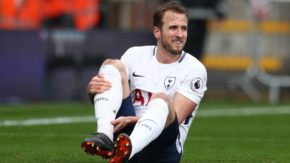 Kane se duele del tobillo. (Getty)