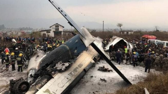 accidente de avion nepal