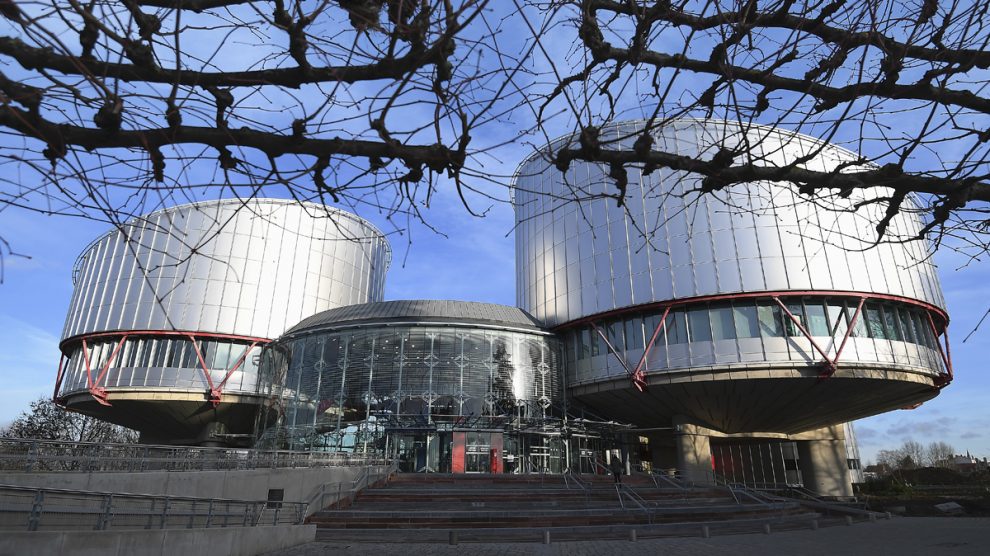 Tribunal Europeo de Derechos Humanos. (Foto: AFP)