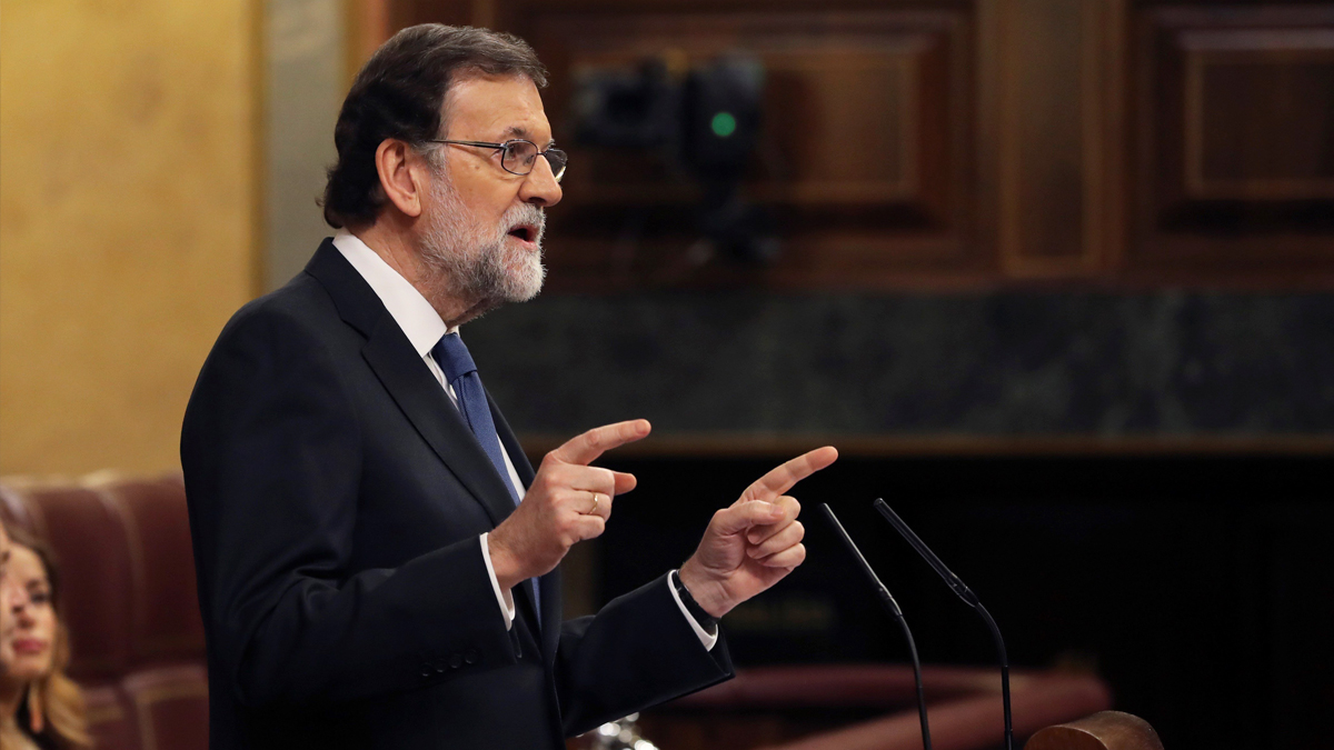 El presidente del Gobierno, Mariano Rajoy, en el Congreso de los Diputados. (Foto: EFE) | Moción de censura Rajoy