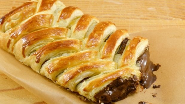 trenza de hojaldre