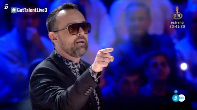 Penúltimo enfado de Risto Mejide en la tercera semifinal de ‘Got Talent España’
