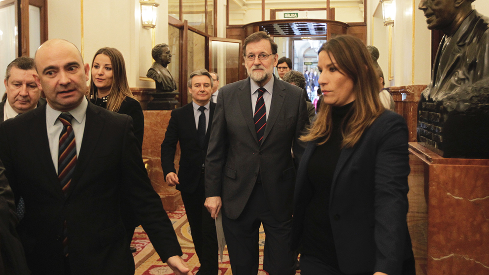Mariano Rajoy en el Congreso.