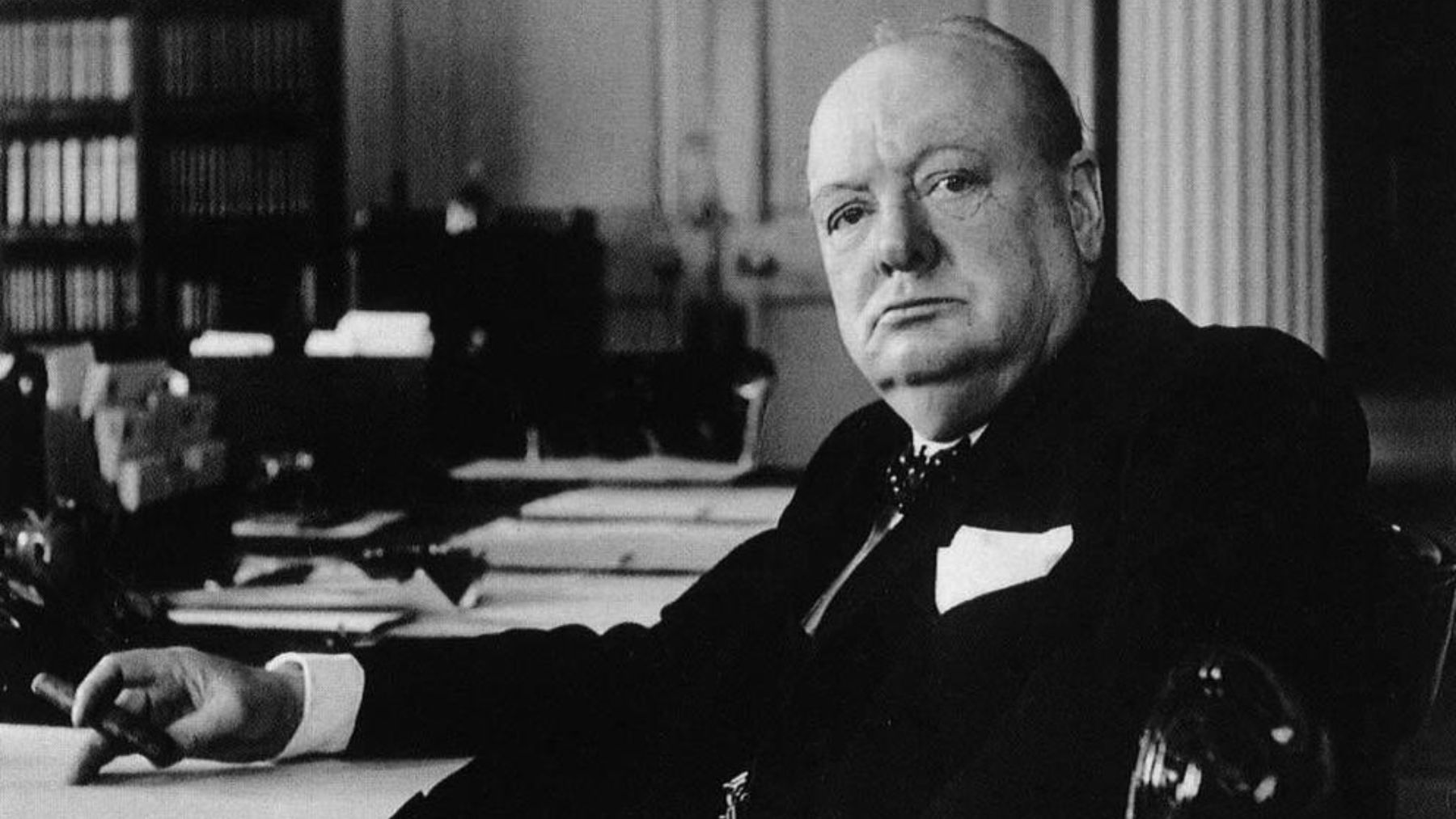 El primer ministro británico, Winston Churchill