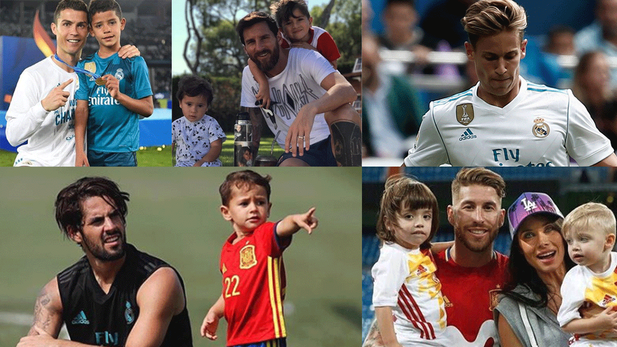 Día del Padre: los hijos de los futbolistas más famosos