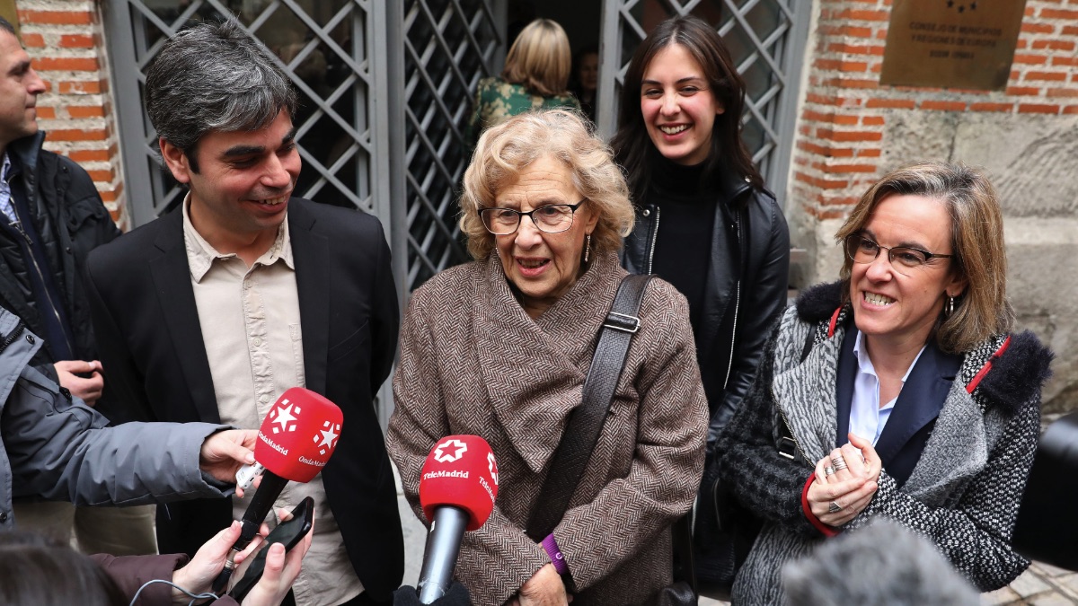 García Castaño, Carmena, Maestre y Causapié. (Foto. Madrid)