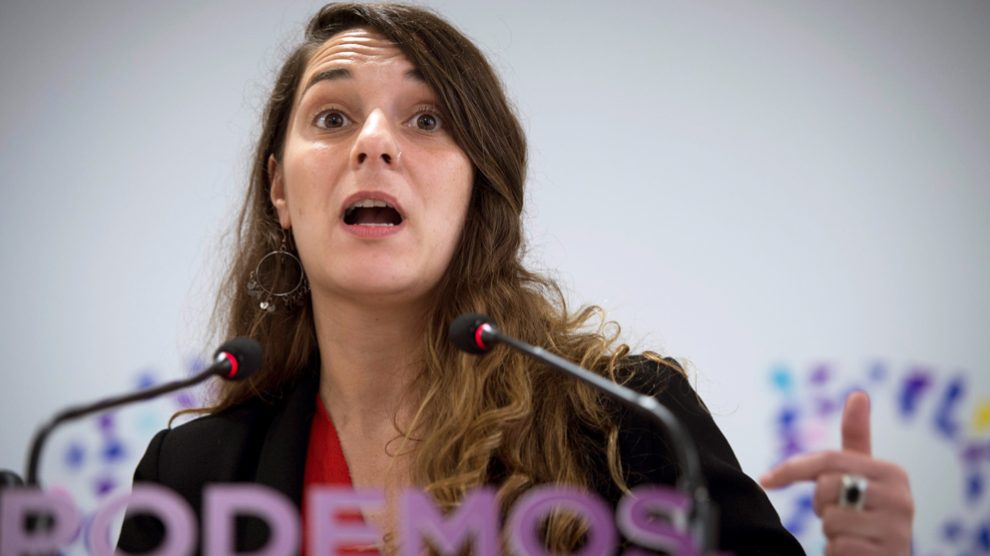 Noelia Vera, coportavoz de Podemos. (Foto: EFE)