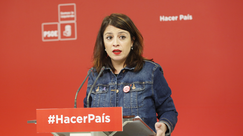 Adriana Lastra, vicesecretaria general del PSOE. (Foto: PSOE)