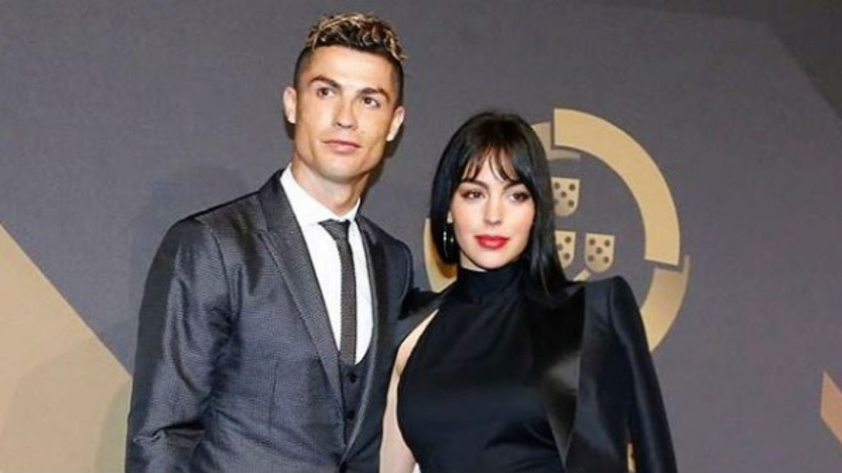 Cristiano Ronaldo junto a Georgina en los Premios de Portugal (Instagram)
