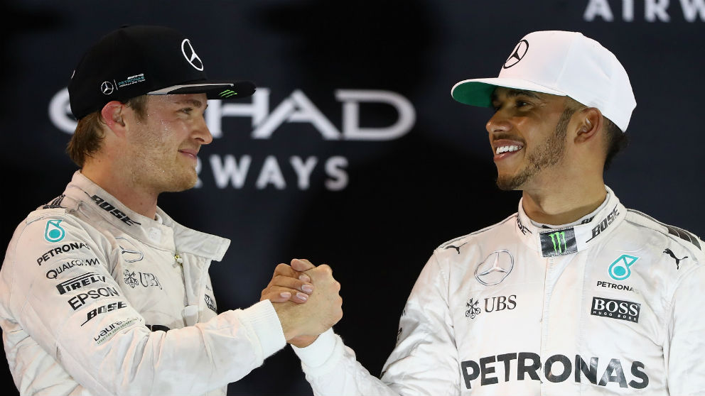 Nico Rosberg ha vuelto a tender la mano a Lewis Hamilton para que ambos recuperen la relación de amistad que les unía hasta que empezaron a disputarse entre ellos el título mundial de Fórmula 1. (Getty)