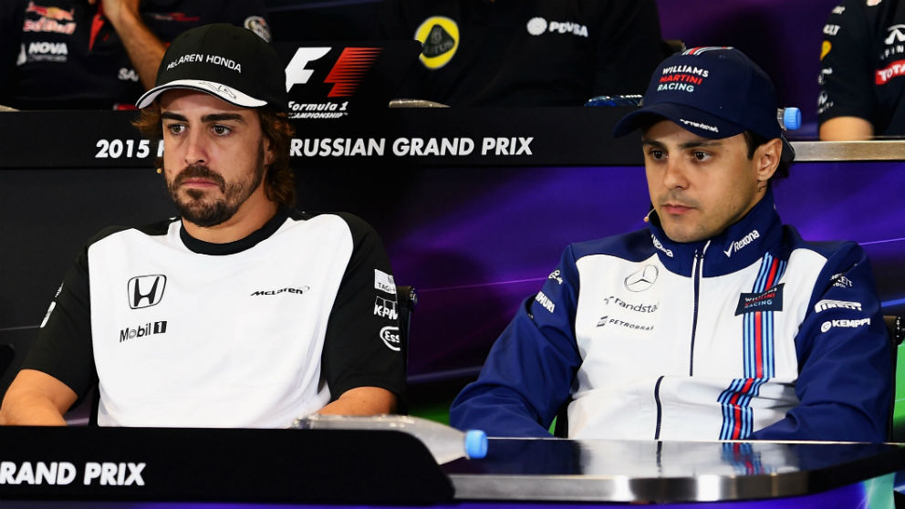 Felipe Massa ha afirmado que Fernando Alonso correrá este año con Toyota en resistencia porque la idea de no poder ganar en Fórmula 1 de la mano de McLaren le deprime. (Getty)