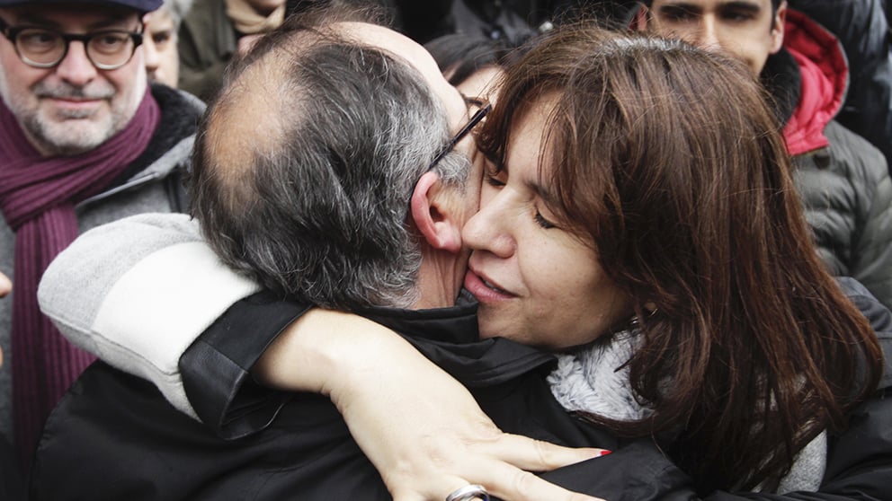 Jordi Turull saliendo del Supremo. (Foto: Francisco Toledo)