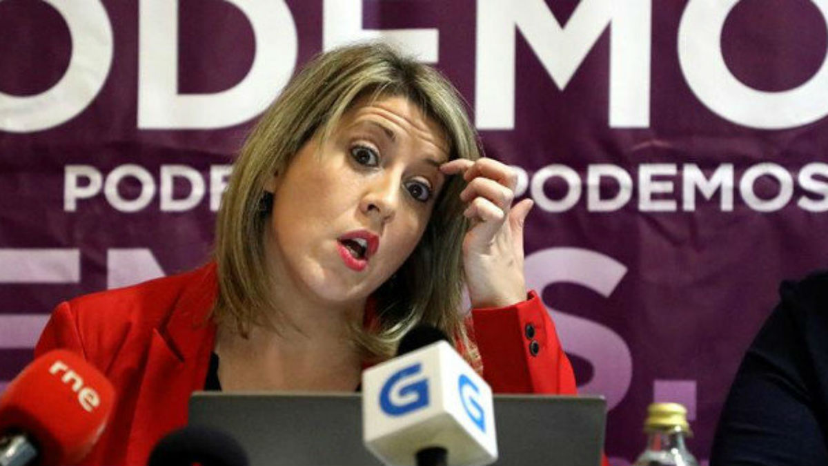 Carmen Santos, secretaria general de Podemos Galicia (Foto: EFE)