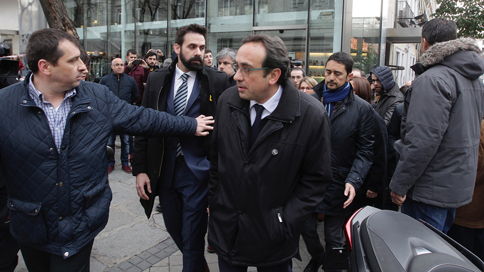 Turull y Rull entrando al Tribunal Supremo. Foto: Francisco Toledo