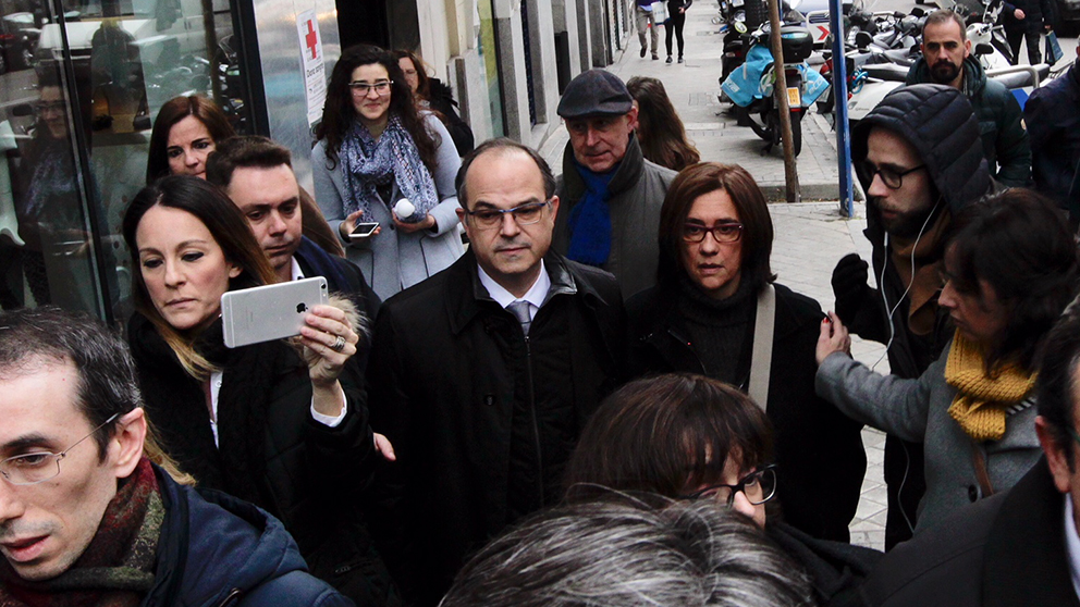 Turull y Rull entrando al Tribunal Supremo. Foto: Francisco Toledo