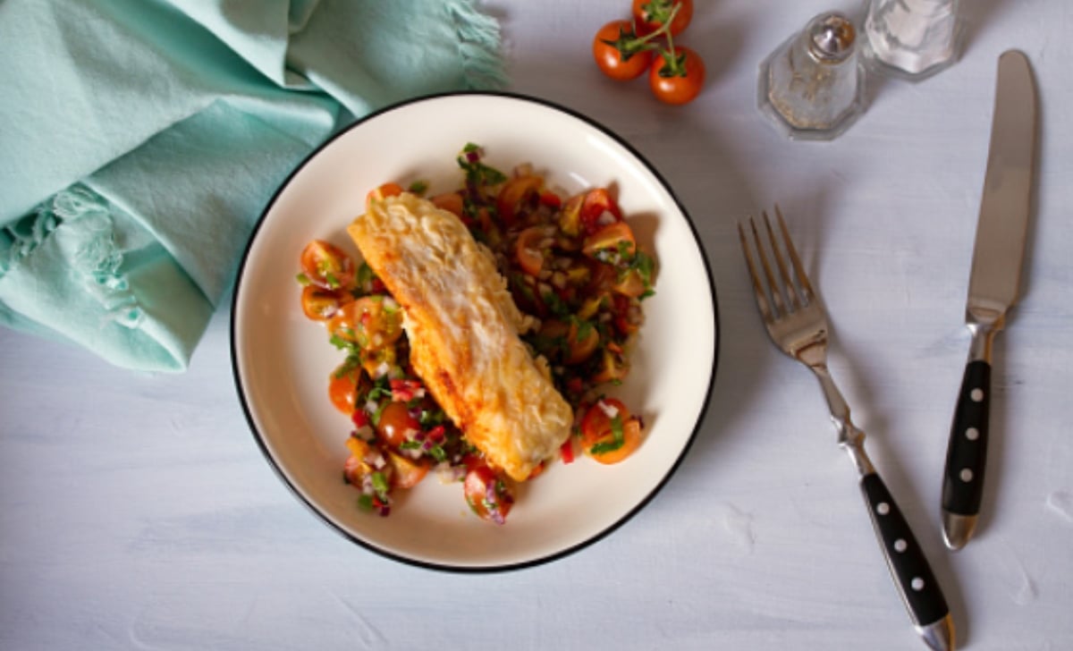 bacalao con tomate