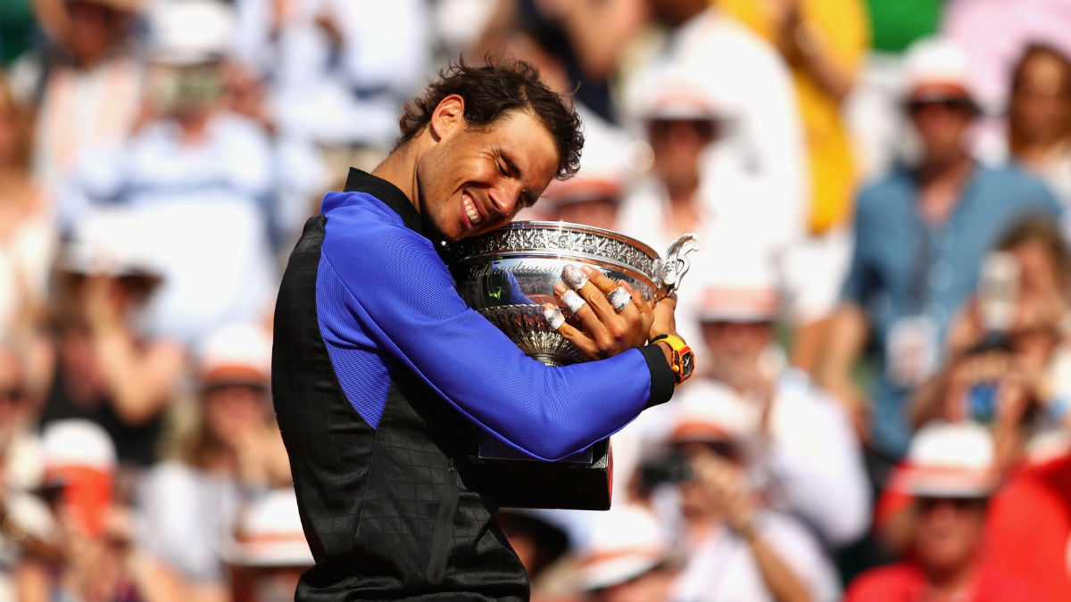 Rafa Nadal, tras ganas su décimo Roland Garros (Getty).
