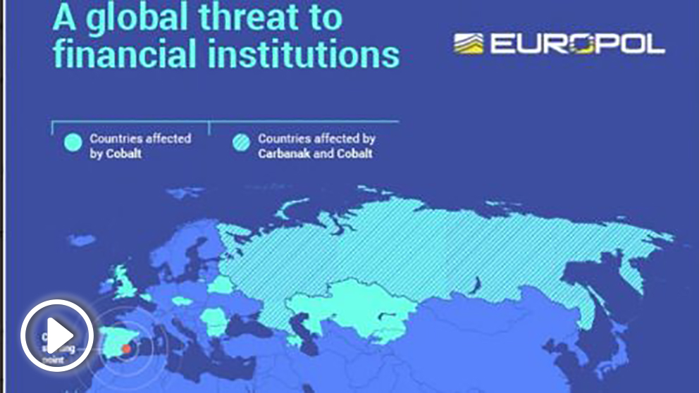 Países afectados en los ataques Carbanak y Cobalt.