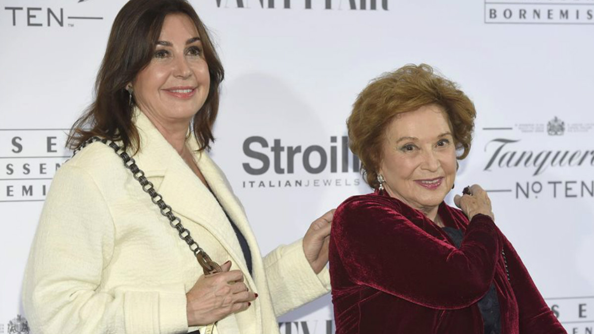 Carmen Martínez-Bordiú con su madre, Carmen Franco.