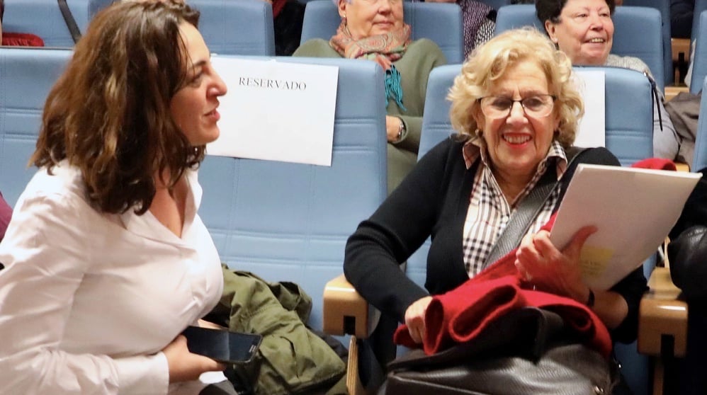 Celia Mayer y Manuela Carmena. (Foto. Madrid)