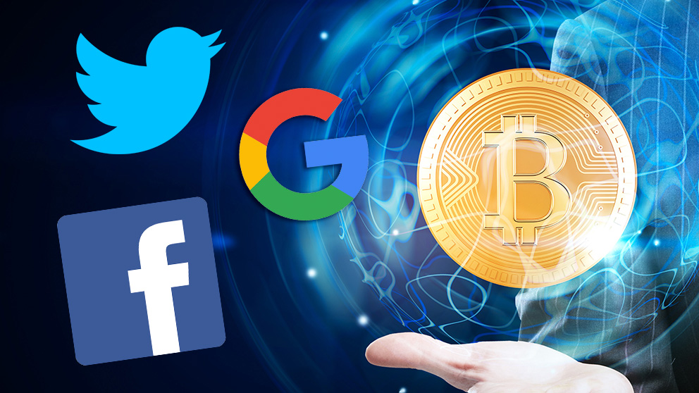 Twitter, Facebook y Google le declaran la guerra al bitcoin
