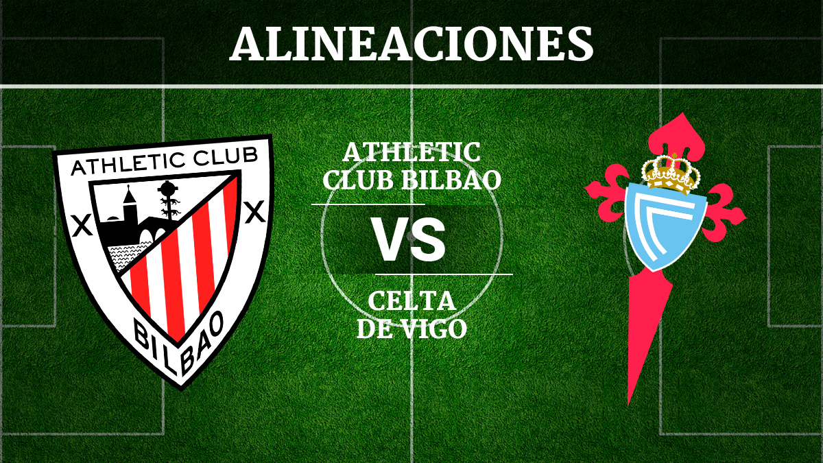 Consulta las posibles alineaciones del Athletic de Bilbao vs Celta de Vigo