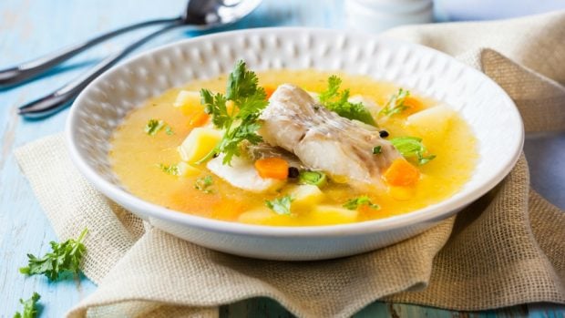 porrusalda de bacalao
