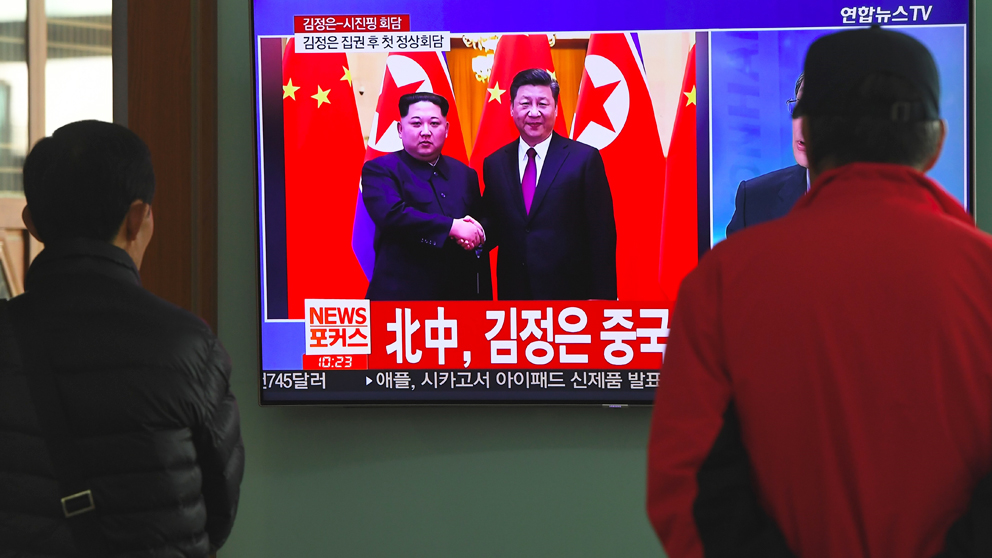 Kim Jong-un y Xi Jinping. (Foto: AFP)