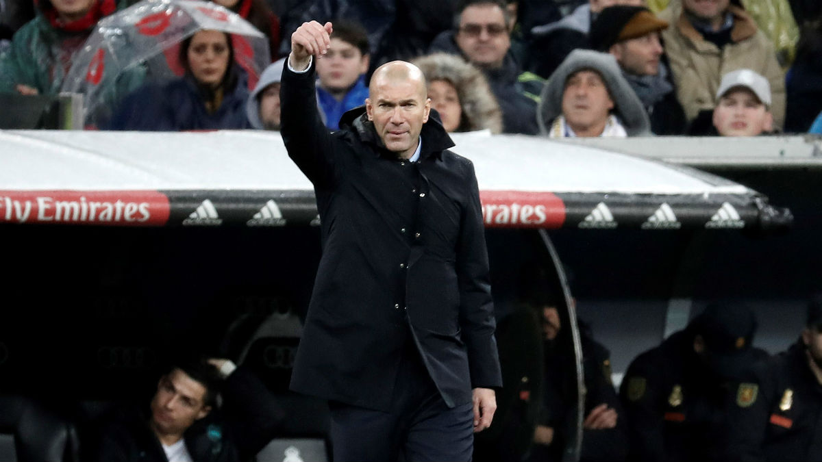 Zinedine Zidane rotará ante Las Palmas (Getty).