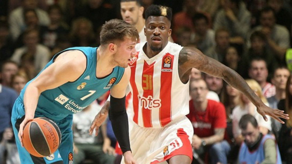 Doncic, en el partido contra el Estrella Roja. (Euroleague)
